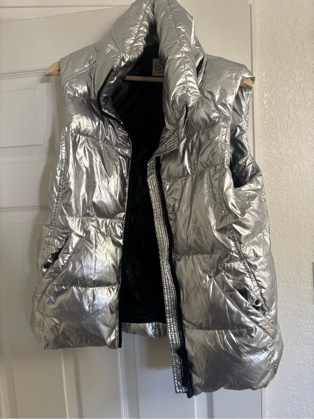 S13 silver puffer vest